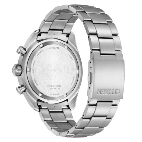 Orologio Citizen Crono Super Titanio 2480 Blu AT2480-81L