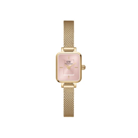 Orologio Daniel Wellington Quadro Mini Evergold Rosa DW00100655