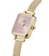 Orologio Daniel Wellington Quadro Mini Evergold Rosa DW00100655