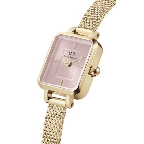 Orologio Daniel Wellington Quadro Mini Evergold Rosa DW00100655