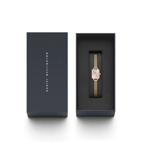 Orologio Daniel Wellington Quadro Mini Evergold Rosa DW00100655