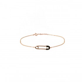 Bracciale Donna Raggi Spilla con Zirconi in Argento 925