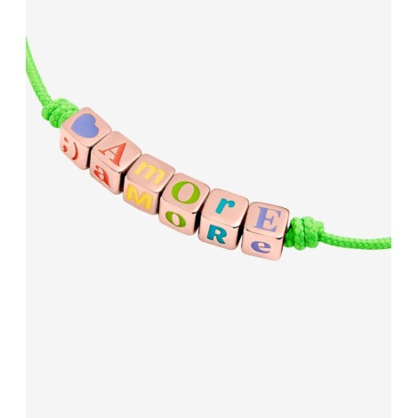 Bracciale Dodo Amore Love is Love Cordino Verde