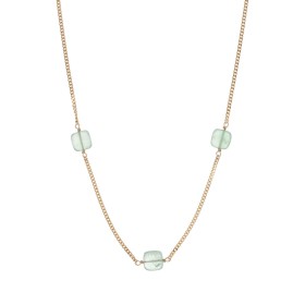 Girocollo Argento Dorato Tre Pietre Avventurina