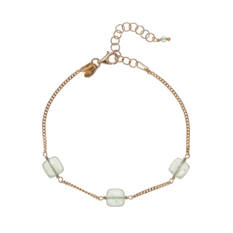 Bracciale Alisia Marianne Argento Dorato 925 Avventurina  AL3965