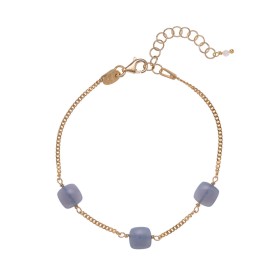 Bracciale Alisia Marianne Argento Dorato 925 Calcedonio AL3965