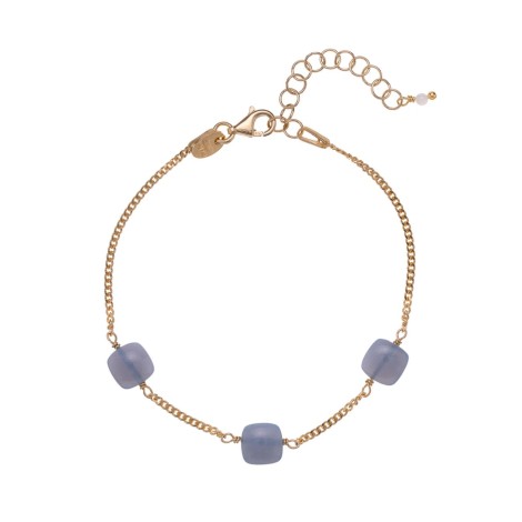 Bracciale Alisia Marianne Argento Dorato 925 Calcedonio AL3965