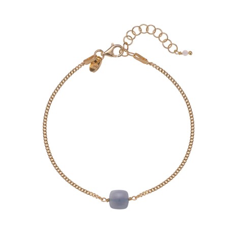 Bracciale Alisia Marianne Simple Argento Dorato 925 Calcedonio AL3966