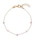 Bracciale Alisia Crystal Bead Argento Dorato 925 Rosario Lilla