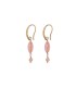 Orecchini Alisia Candy Argento Dorato 925 Palline Rosa