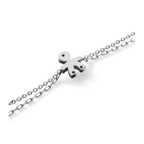 Bracciale Le Bebé Le Briciole Oro Bianco LBB521, dettaglio.