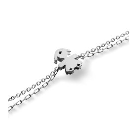 Bracciale Le Bebé Le Briciole Oro Bianco LBB524, dettaglio.