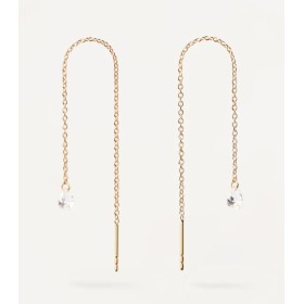 Orecchini PDPAOLA Waterfall Argento Dorato AR01-876-U