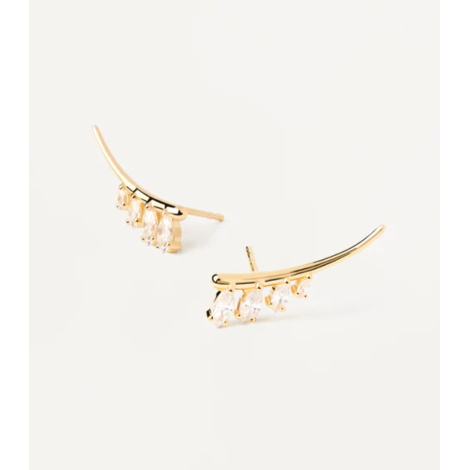 Orecchini PDPAOLA Acqua Argento Dorato AR01-879-U