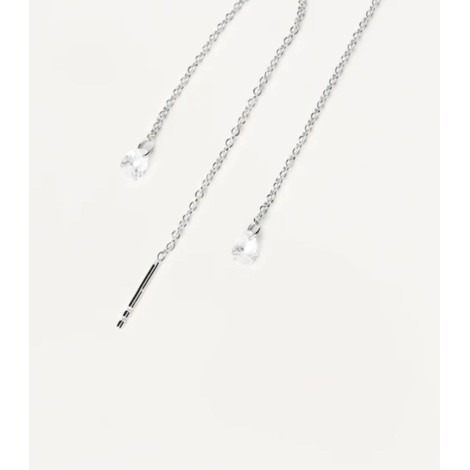 Orecchini PDPAOLA Waterfall Argento Sterling AR02-876-U, dettaglio