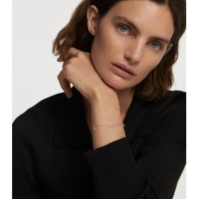 Bracciale PDPAOLA Joy Argento Zirconi Bianchi PU02-594-U, indossato