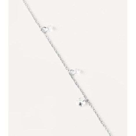 Bracciale PDPAOLA Joy Argento Zirconi Bianchi PU02-594-U, dettagli