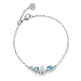 Bracciale LeBebè Les Bonbons Bimbo Oro Bianco 9kt LBB856