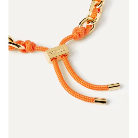 Bracciale PDPAOLA Catena e Corda Tangerine PU01-686-U