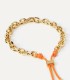 Bracciale PDPAOLA Catena e Corda Tangerine Essential PU01-693-U