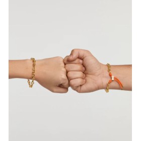 Bracciale PDPAOLA Catena e Corda Tangerine Essential PU01-693-U