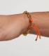 Bracciale PDPAOLA Catena e Corda Tangerine Essential PU01-693-U