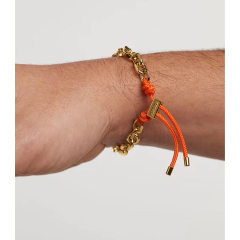 Bracciale PDPAOLA Catena e Corda Tangerine Essential PU01-693-U