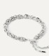 Bracciale PDPAOLA Catena Argentata  e Corda Sky PU02-682-U