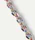 Bracciale PDPAOLA Catena Argentata e Corda Prisma PU02-683-U