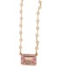 Collana MiRaggi Argento Rosato Perle Pietra Grande