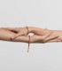 Bracciale PDPAOLA Catena Argentata e Corda Tangerine PU02-686-U