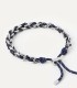 Bracciale PDPAOLA Catena Argentata e Corda Midnight PU02-694-U