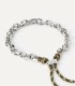 Bracciale PDPAOLA Catena Argentata e Corda Cottage Essential PU02-692-U