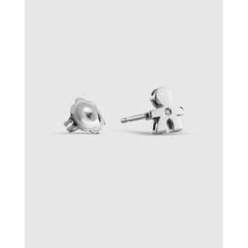 Mono Orecchino Le Bebé Le Perle Sagoma Bimbo Oro Bianco Diamante LBB814