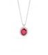 Collana ReCarlo Iris Diamanti 0,06 ct e Rubino 0,43 ct G VS