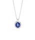 Collana ReCarlo Iris Diamanti 0,06 ct e Zaffiro 0,46 ct G VS