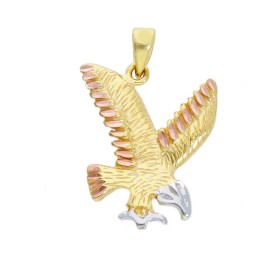 Ciondolo Aquila Tre Ori 9kt