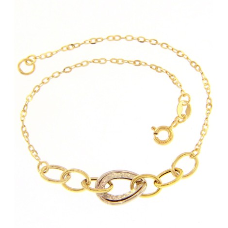 Bracciale Essentials Oro Giallo/Oro Bianco 9kt