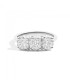 Anello Recarlo Trilogy Nodo D'Amore Oro Bianco 18 Kt e Diamanti ct 0,15 F VS
