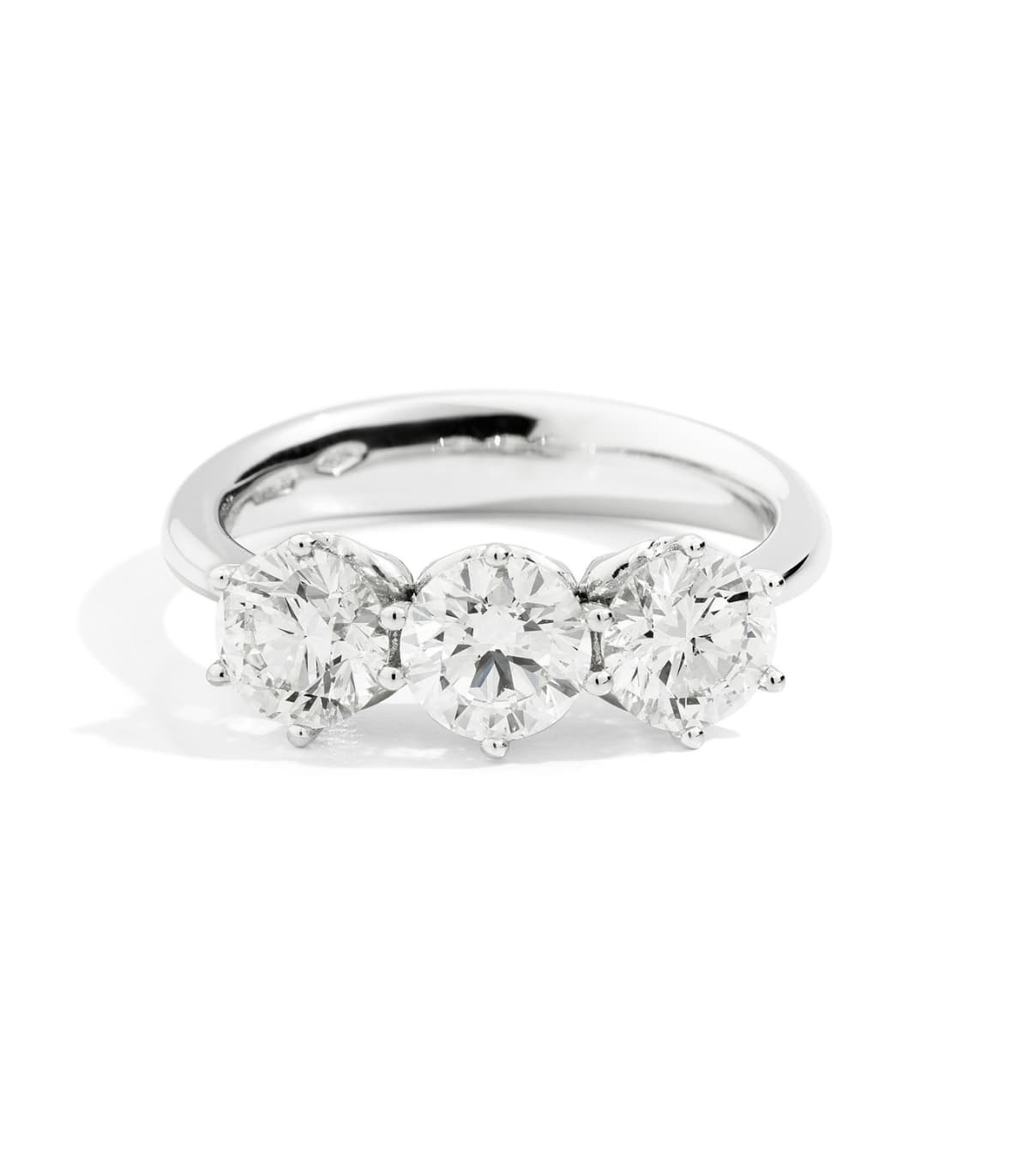 Anello Recarlo Trilogy Anniversary Oro Bianco 18 Kt Diamante 0