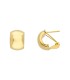 Orecchini Semicerchio Clip Oro Giallo 18kt