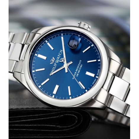 Orologio Tempo e Data Philp Watch Caribe Urban Blu R8253597644