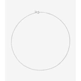 Collana Dodo Essentials 40 cm Oro Bianco 18kt
