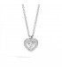 Collana Recarlo Anniversary Love Oro Bianco 18 Kt Diamante F VS