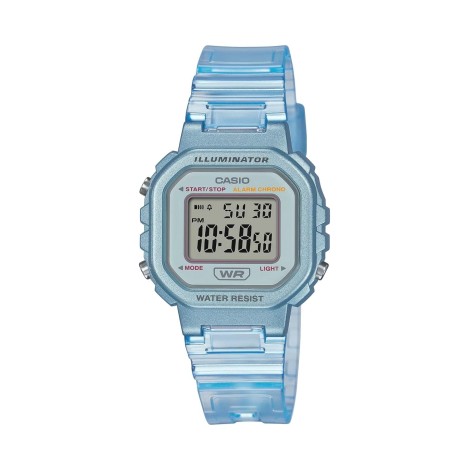 Casio Vintage LA-20WHS-2AEF Trasparente Celeste