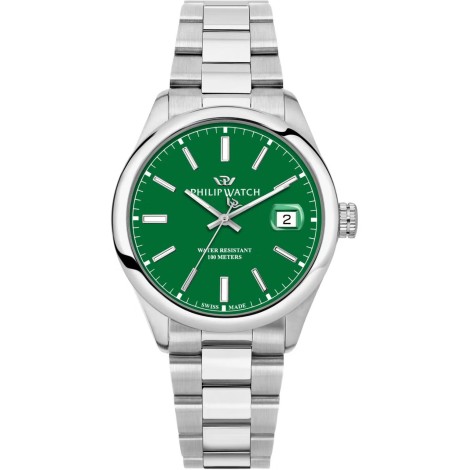 Orologio Tempo e Data Philp Watch Caribe Urban Verde R8253597643