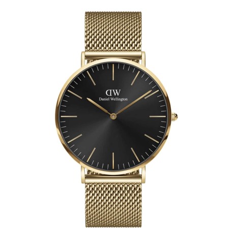 Daniel Wellington Orologio Uomo Classic Mesh Onyx Gold 40mm DW00100631