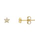 Orecchini Mini Stelle Oro Giallo 9kt