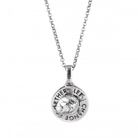 Collana Donna Tuum GAIA Tartaruga in Argento Brunito GAIAEC90A00