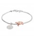 Bracciale Donna Tuum GAIA in Oro Rosa e Argento Rodiato GAIAEB90CPR